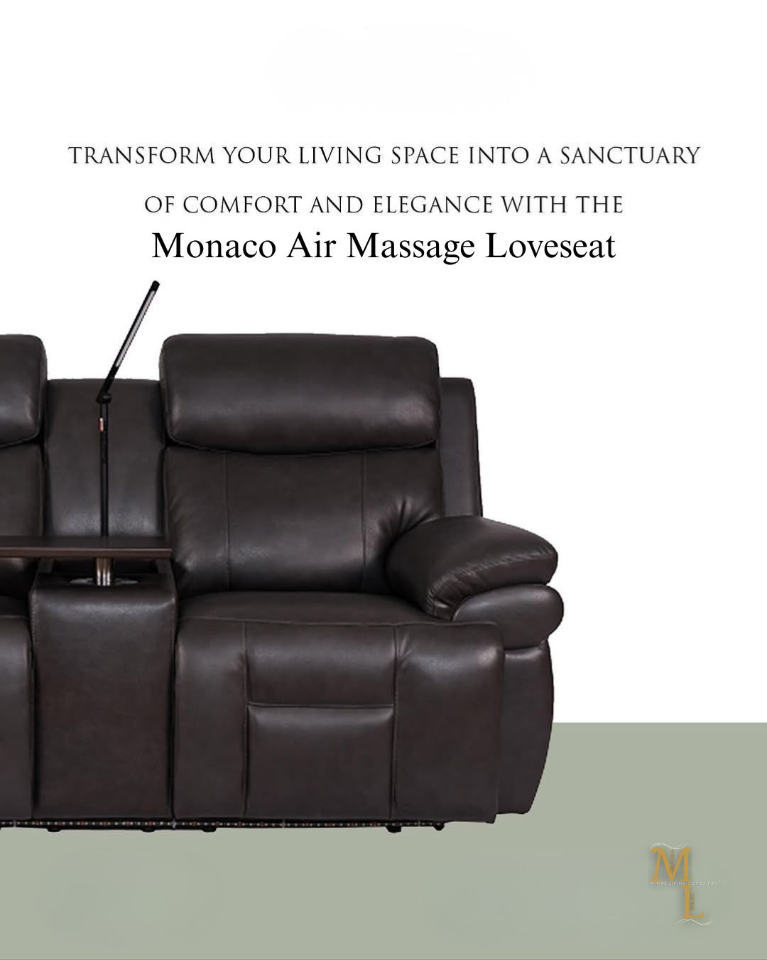 Monaco Air Massage Loveseat - Image 2