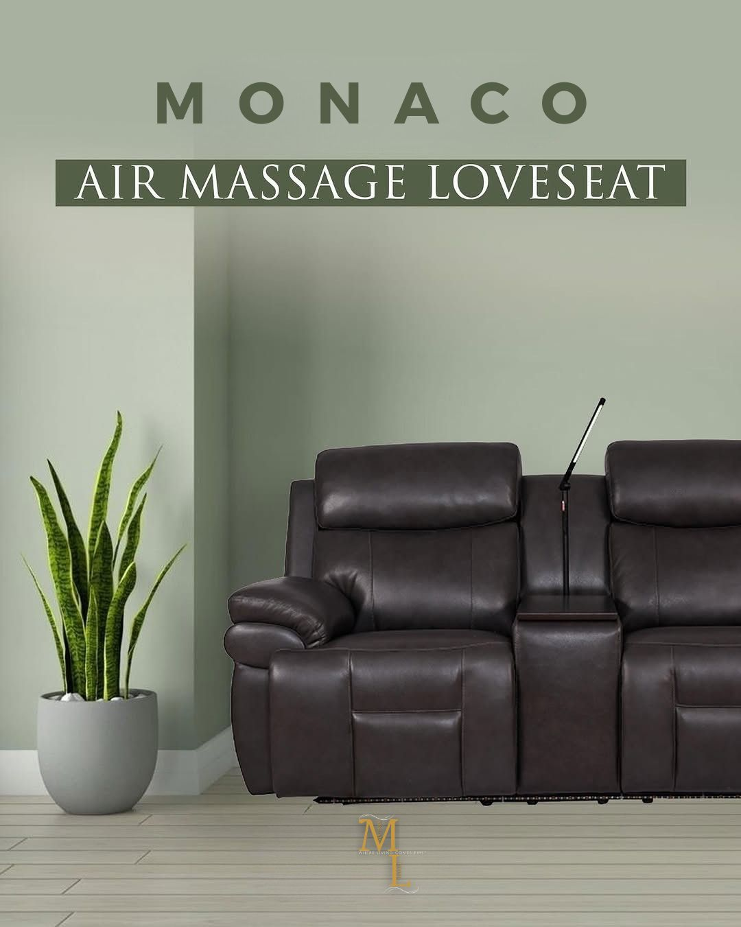 Monaco Air Massage Loveseat